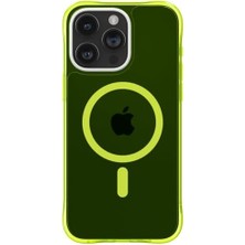 Ciel By 15 Pro ile Uyumlu Kılıf Ultra Sheer Mag Magsafe Özellikli Lime - ACS06767