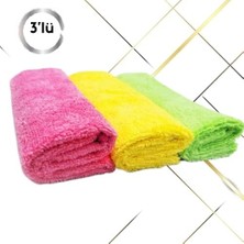 Ölçekli Temizlik Bezi 3’lü Paket Mikrofiber Genel Temizlik Bezi, Yüksek Emici Tüy Bırakmayan Easyclean Bez, Mucize Temizlik Bezi Cam, Araba, Pencere, Aynalar, Bulaşıklara, Yeniden Kullanılabilir