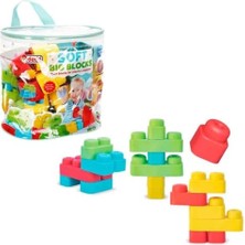 Yumuşak Big Bloklar Çanta 24 Parça Oyuncak