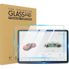 Tesla Y New 15.4inch Multimedya Temperli Cam Ekran Koruyucu – 99% Işık Geçirgenliği, Yağ ve Parmak Izine Dayanıklı Kaplama, Hassas Dokunma, Yüksek Yüzey Sertliği ve Etkili Koruma