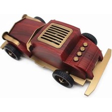 Pucutun Retro Klasik Araba Şekilli Kablosuz Bluetooth Hoparlör – 1500MAH Şarjlı, Bt/tf/usb Destekli, 5W Güç Çıkışı, 10M Menzil, Telefon Standlı Dekoratif Müzik Hoparlörü | B2