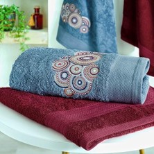 Bambu South Hamam Seti Bordo 4'lü Set