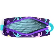 Mor Voleybol Tek Bölmeli Kalemlik - Kız Çocuk Kalem Çantası