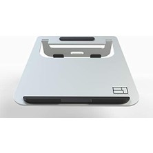 B1-13 Katlanabilir Notebook Standı (Gümüş)