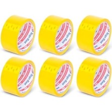 45 mm x 40 mt Sarı Koli Bandı 6 Adet