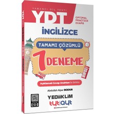 Ydt Optimal Practice Exams Tamamı Çözümlü 7 Deneme