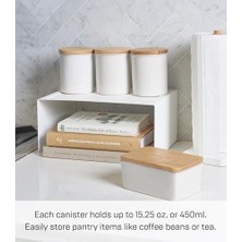 Anasayfa Tosca Seramik Kutu - Kuru Gıda Mutfak Saklama Kabı Düzenleyici