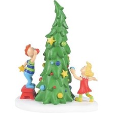 Department 56 Dr. Seuss The Grinch Village  Whoville Ağacı Figürü, 10 Cm, Çok Renkli