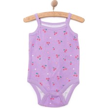 Hellobaby Hellobaby Kız Bebek Ip Askılı Body Gökkuşağı Bisiklet Yaka Ip Askılı
