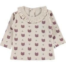 Civil Baby Kedi Empirme 6-18 Ay Sweatshirt - Bej