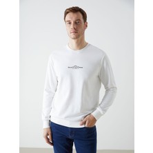 Lc Waikiki Yeni Sezon Bisiklet Yaka Uzun Kollu Baskılı Erkek Sweatshirt