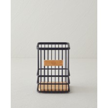 English Home Moira Metal Kaşıklık 11x11 cm Siyah