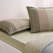 DESENLI%100 Pamuk  Battaniye, Gri, Tek Kişilik