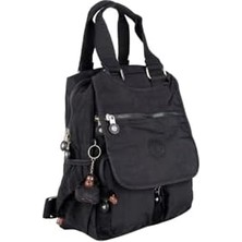 Cox 9504 Klinkır Kumaş Hafif Sırt Çantası Siyah