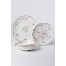 Premium Özel Seri 24 Parça 6 Kişilik Yemek Takımı (Desen Atmama Garantili)