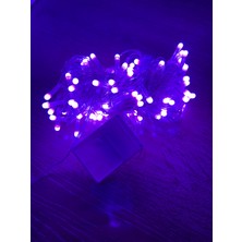 Costurera 10M 100 LED Damla Uçlu Pembe Işık Şeffaf Kablo