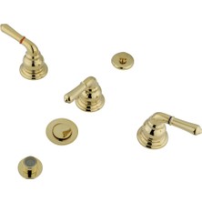 Of EB322 Taharet Musluğu, 3 Kollu Saplı Açılır, Cilalı Pirinç