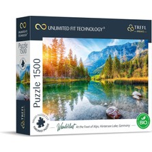 26193 En Kalın 1500 Paket Organik Alpler Bavyera Dağları Yetişkinler ve 12 Yaş Üzeri Çocuklar Için Uft Puzzle Wanderlust: Alplerin Eteğinde, Hintersee Gölü, Almanya
