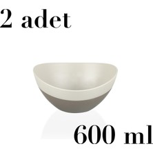 Nuit Concept 2 Adet  Kase Qlux Bpa Içermez Salata Meyve Cips Popcorn Sunum Kase L-00489