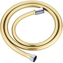 Altın Paslanmaz Kopmaz Patlamaz Kaliteli Pvc Duş Hortumu Tüm Duş Setleri ile Uyumlu 1,5 Metre