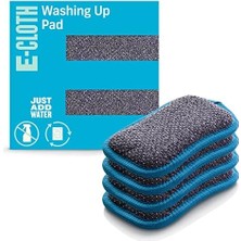 Yıkama Pedi, Polyester, Mavi, 4'lü Paket