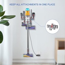 Lanmu V15 V12 V11 V10 V8 V7 Outsize Gen5 G5 Akülü Çubuk Elektrikli Süpürge, Yerleştirme Istasyonu Ekleri Organizatör ile Uyumlu Aksesuar Tutucu