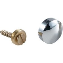 Dekoratif Vida Kapağı Parlak Krom 20MM - 10 Adet