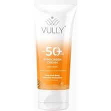 Vully Leke Karşıtı Aydınlatıcı ve Nemlendirici Yüksek Koruyucu Spf+50 Yüz ve Vücut Güneş Kremi 50 ml