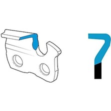 Oregon H67 Controlcut 16 Inç Motorlu Testere Zinciri, Homelite, Stihl, Solo Gri