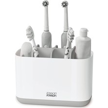 70510 Easy-Store Büyük Diş Fırçalık, Beyaz/gri