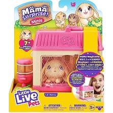 Live Pets - Mama Surprise Minis. Feed And Nurture A Lil' Inside Their Hutch So She Can Be A Mama. She Has 2, 3, Or 4 Babies With Accessories To Dress Up The Babies