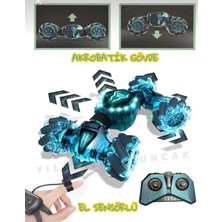 Vardem Bilekten Kontrol Uzaktan Kumandalı Full Fonksiyon Şarjlı 2.4g Şeffaf Işıklı 4x4 Drift Araba