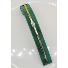 Livaz Accessories Xuping Kadın Gold Baget Taşlı Bileklik