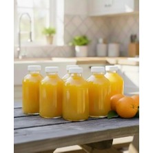 JUNİBELİW 8 Adet Çok Amaçlı Cam Şişe Oda Kokusu Esans Shot Şişesi Çok Amaçlı Plastik Kapaklı 8X50ML