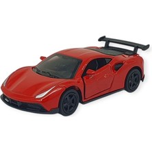 Seçkin Trend Çek Bırak Metal Küçük Arabalar 8 cm  - Kırmızı