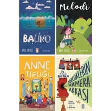 Timaş Çocuk 4'lü Kitap Seti - Balino, Melodi, Anne Terliği ve Sözcüklerin Kamera Arkası