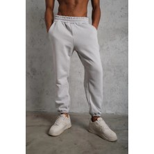 Alfanora Erkek Üç Iplik Alt Eşofman Lastikli - Gri