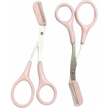 Eco Lounge Kavisli Kaş Düzeltici Seti Kaş Makası ve Kaş Usturası Paslanmaz Çelik Bıçaklı