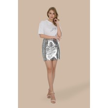 Elifnaz Moda Evi Payet Etek