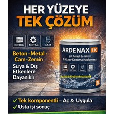 Ardnax Teras Su Sızdırmaz Havuz Yalıtımı Sızıntı Önleyici Su Yalıtım Reçine Gri 5lt