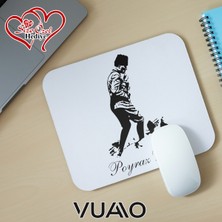 Vuao Kişiye Özel Isimli ve Mustafa Kemal Atatürk Temalı Imzalı Mouse Pad 21X17 cm - Baskılı Mousepad