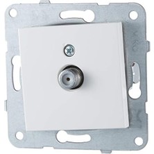 /merid Beyaz Uydu Prizi F KON-10DB Meka+Düğ/k