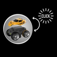 Smoby 180907WEB Flextreme Yarış Arabası Sarı Ek Araba Flextreme Başlangıç Kiti Için, Araba Yarış Pisti, 4 Yaşından Küçük Çocuklar Için, Esnek Pist