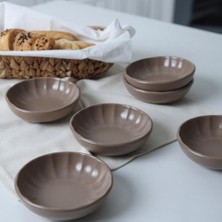 Mat Toprak Taupe Çerezlik/sosluk 12 cm 6 Adet 977