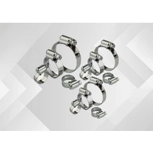 Tork Ayarlı Hortum Kelepçesi 406 Paslanmaz Çelik, 12 Adet Farklı Ebatlarda Ayarlanabilir Bağlantı Elemanı