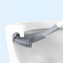 Klozet Fırçası Tuvalet Fırçasısilikon Wc Klozet Mutfak Temizlik Fırçası Kanca Hediyeli