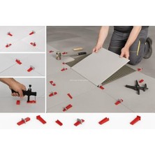 Ayar Pensesi, Seviye Tespit, Takoz ve Derz Klipsi Için, Yer Döşeme, Metal