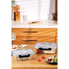 1360 ml Borosilikat Saklama Kabı