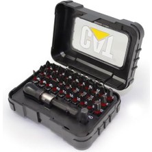 DA01901 32 Parça Manganez Fosfat Alaşımlı Vidalama Uç Seti