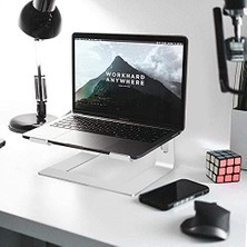 M5 Alüminyum Ergonomik Katlanır Bilgisayar Standı Bilgisayar Yükseltici 10 –17 Inç